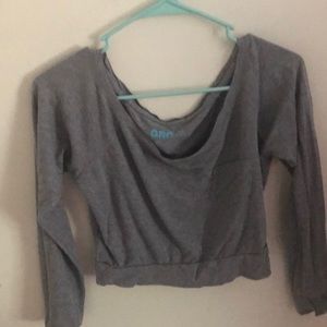 Long sleeved crop top